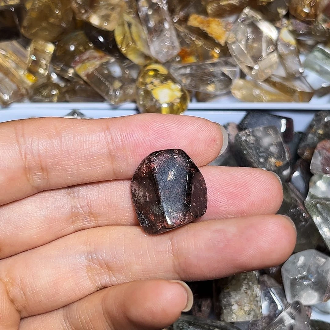 是****烟晶戒指银S925镶嵌