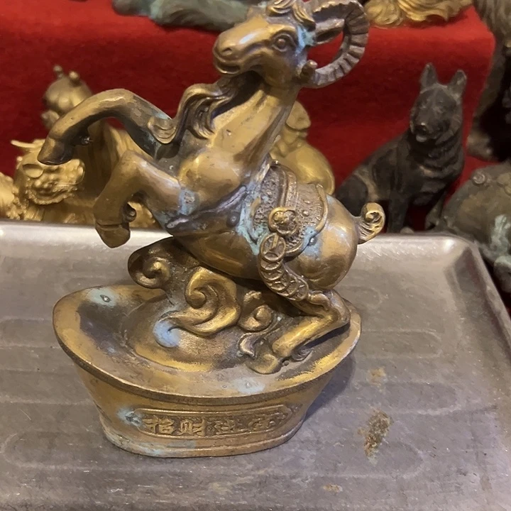 好***￥黄铜摆件，文房工艺品摆件