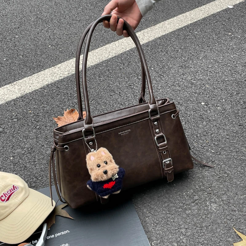 复古小众腋下包包女秋冬2025新款潮时尚托特包高级感大容量单肩包