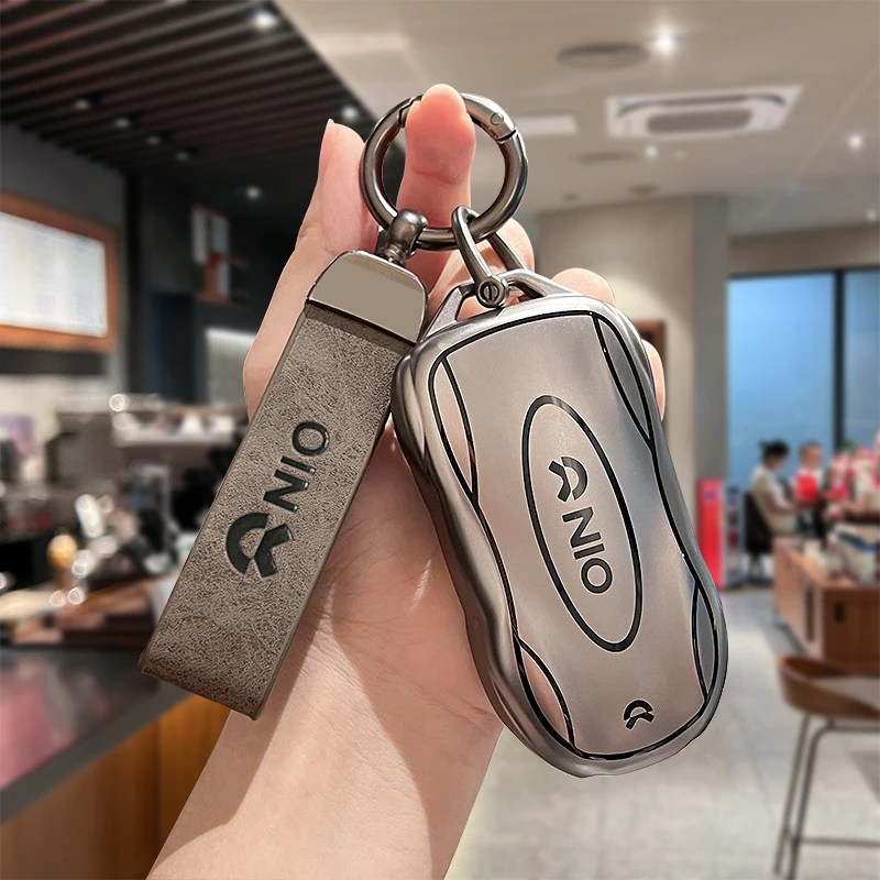 适用蔚来es6钥匙套et5t et5汽车ec6专用es8壳et7包es7扣24款高档