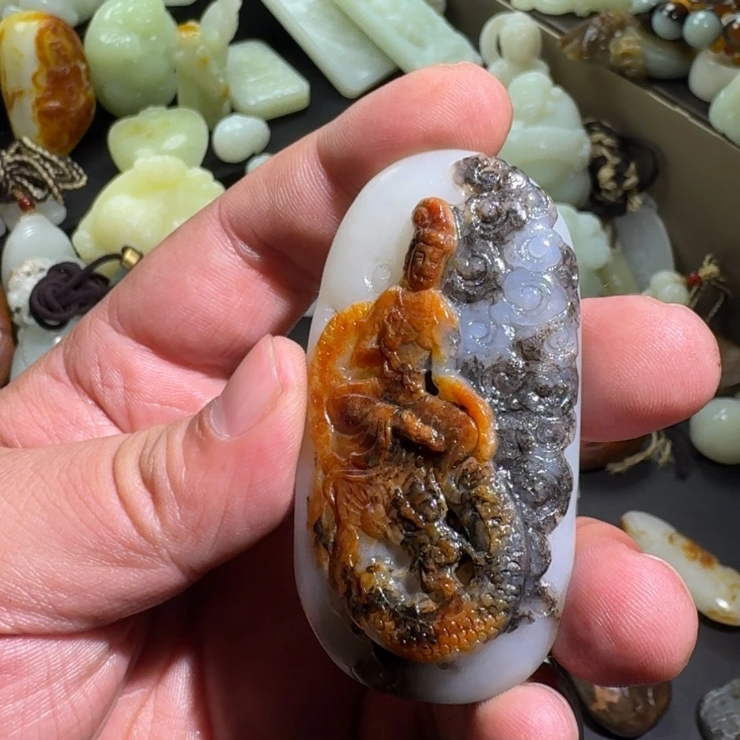 和田玉颈饰未镶嵌徒*