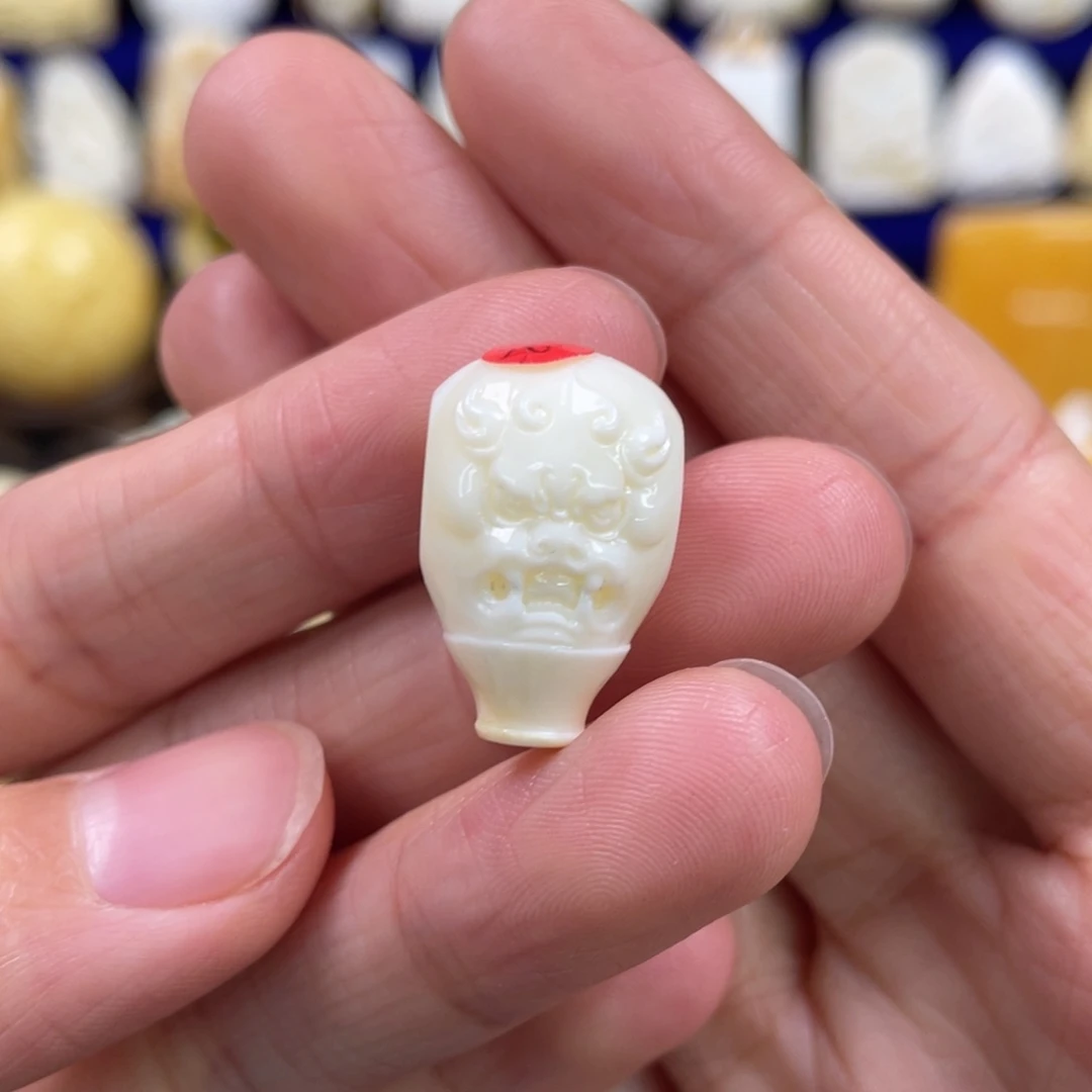 蜜蜡裸石未镶嵌琥珀蜜蜡三通卡13.7mm