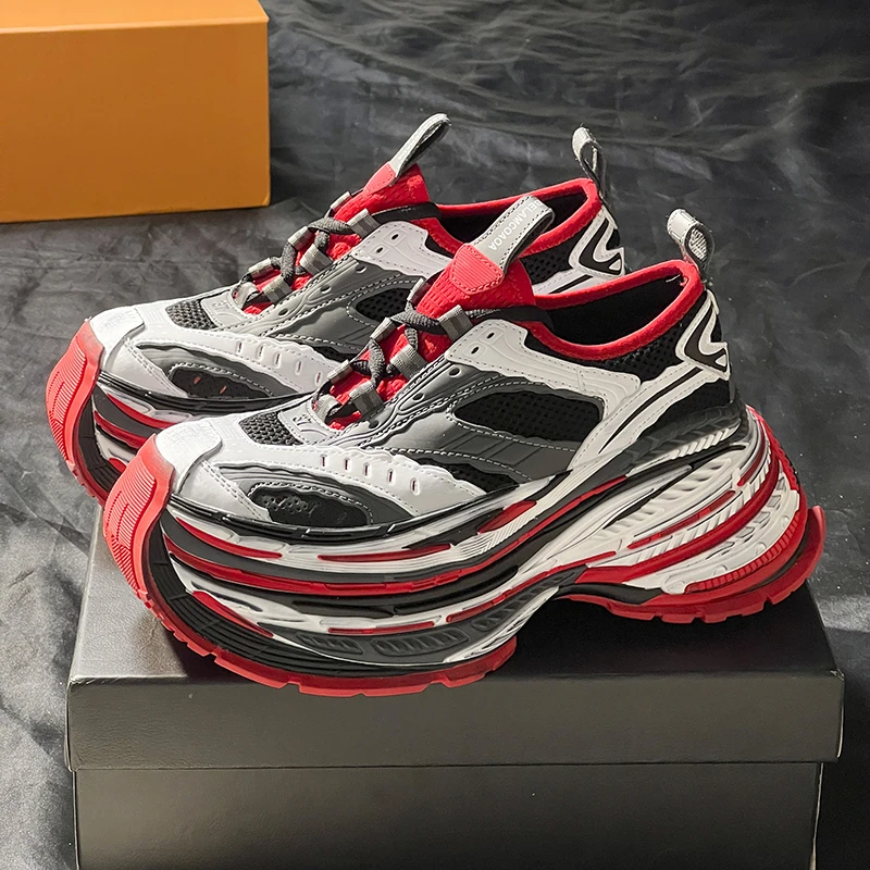 16XL巴黎老爹鞋女秋冬新款厚底内增高网面情侣款休闲运动鞋高奢鞋