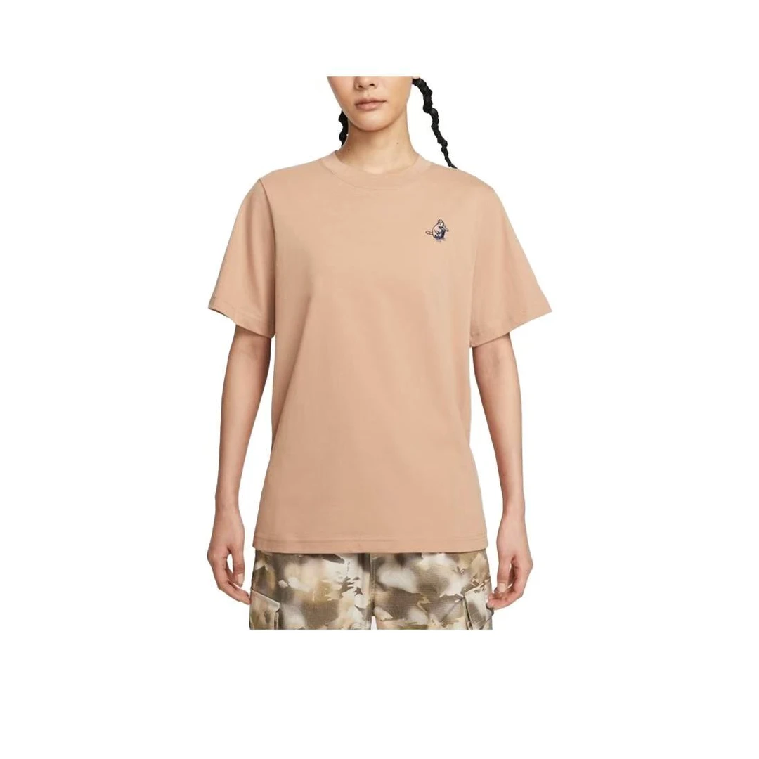 NIKE耐克女子针织无领运动短T恤IH0826-200
