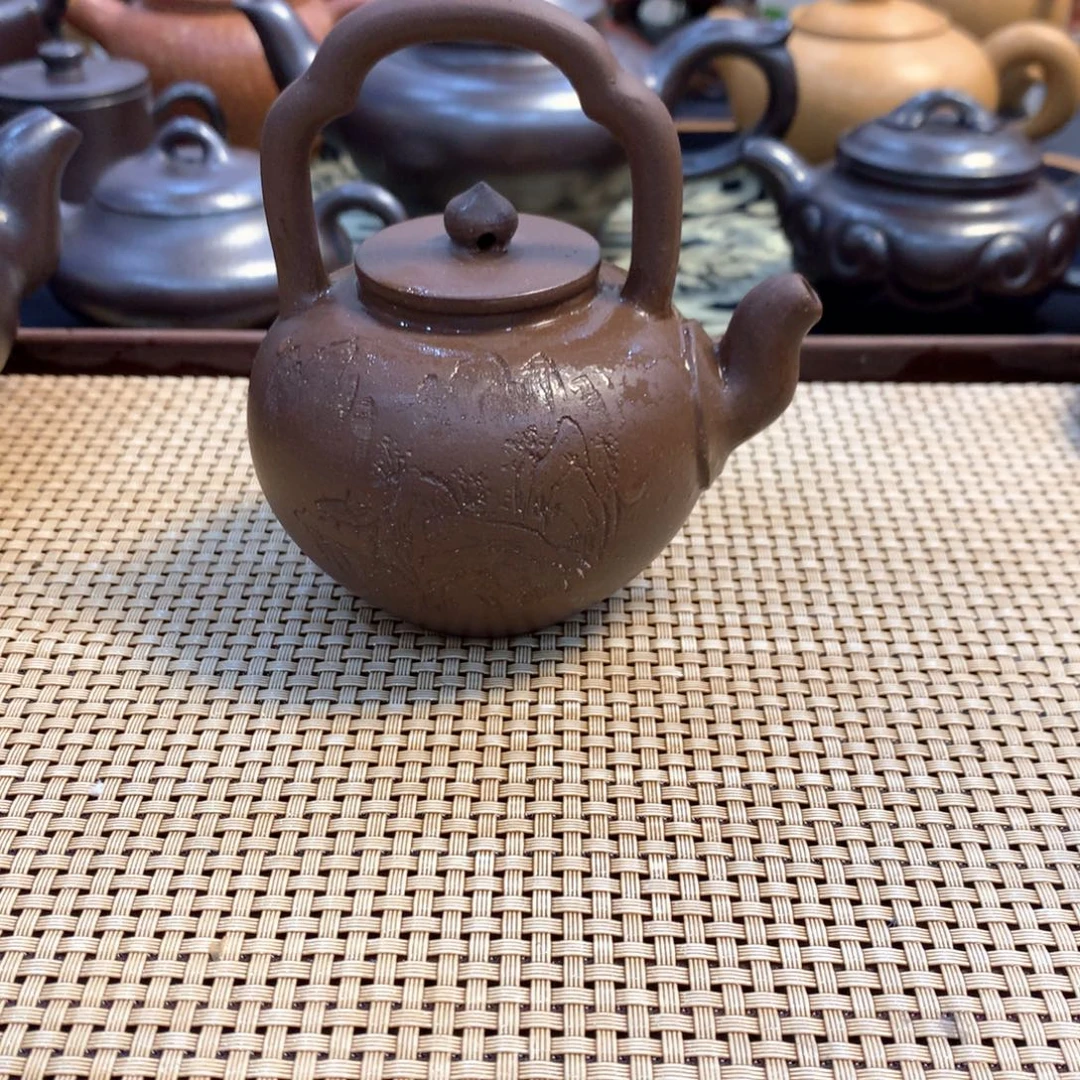 紫砂茶壶宜兴原矿紫泥170cc