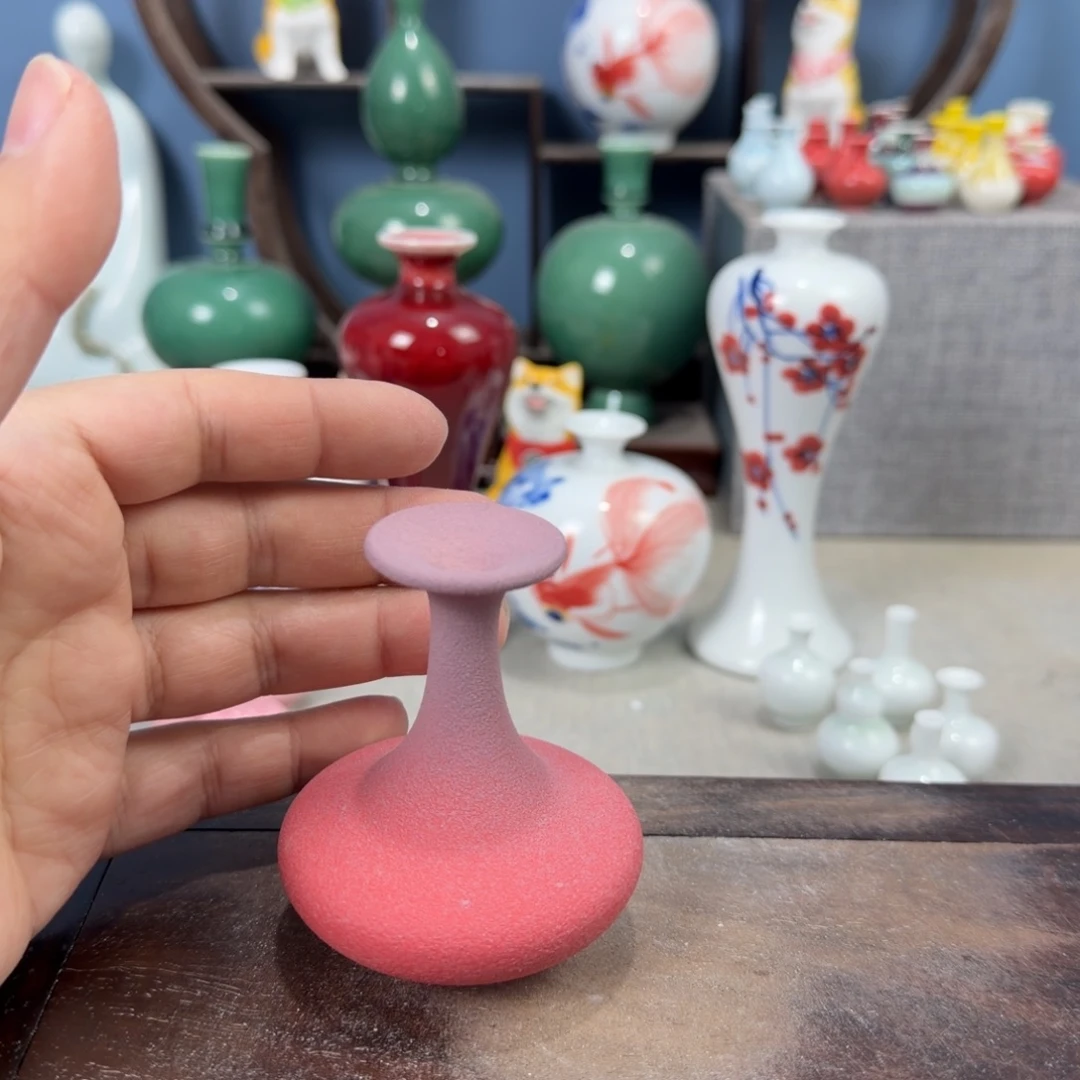 陶瓷手工小花器摆件