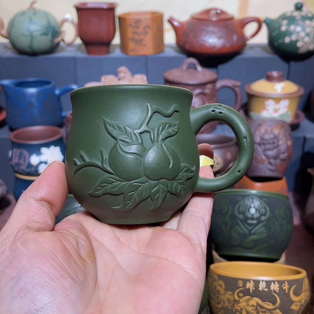 原矿紫砂手工主人杯