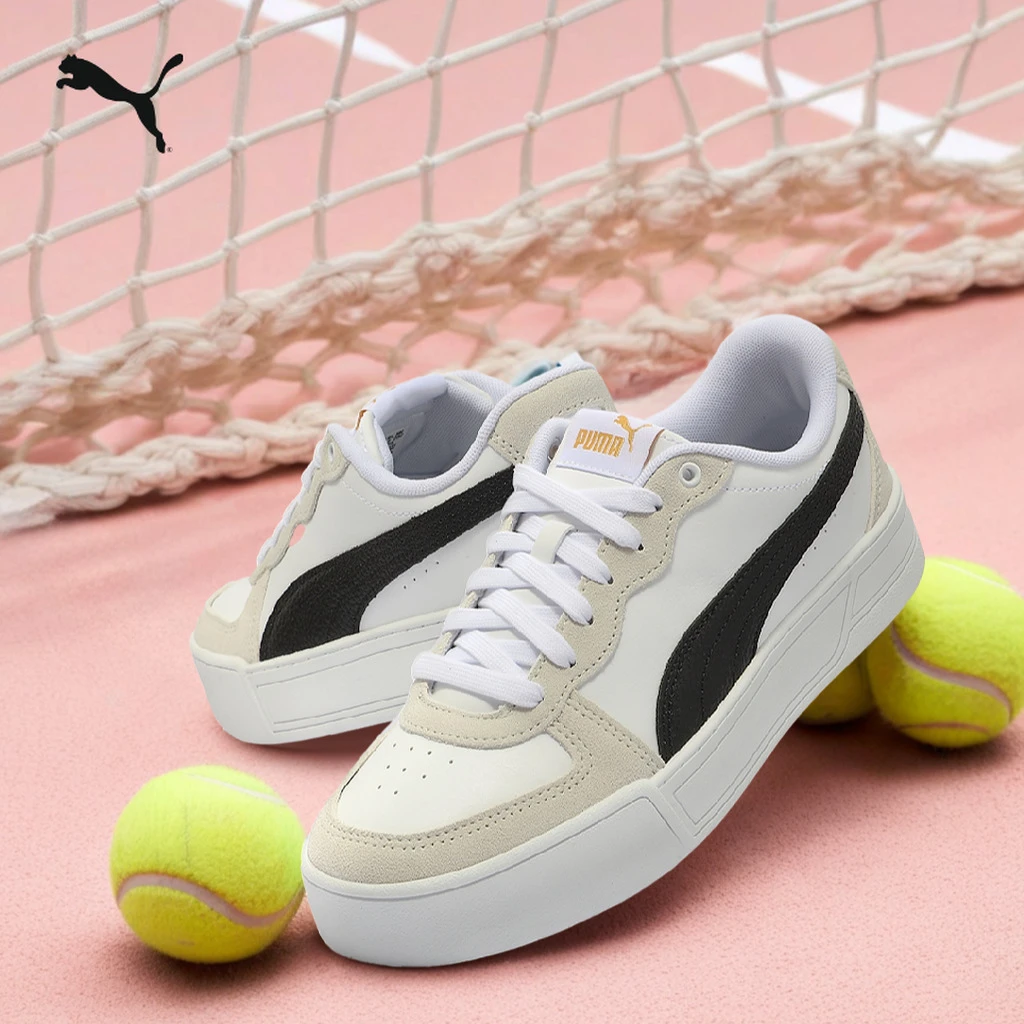 【厚底鞋】PUMA彪马官方女经典复古网球风增高休闲板鞋SKYE 397076