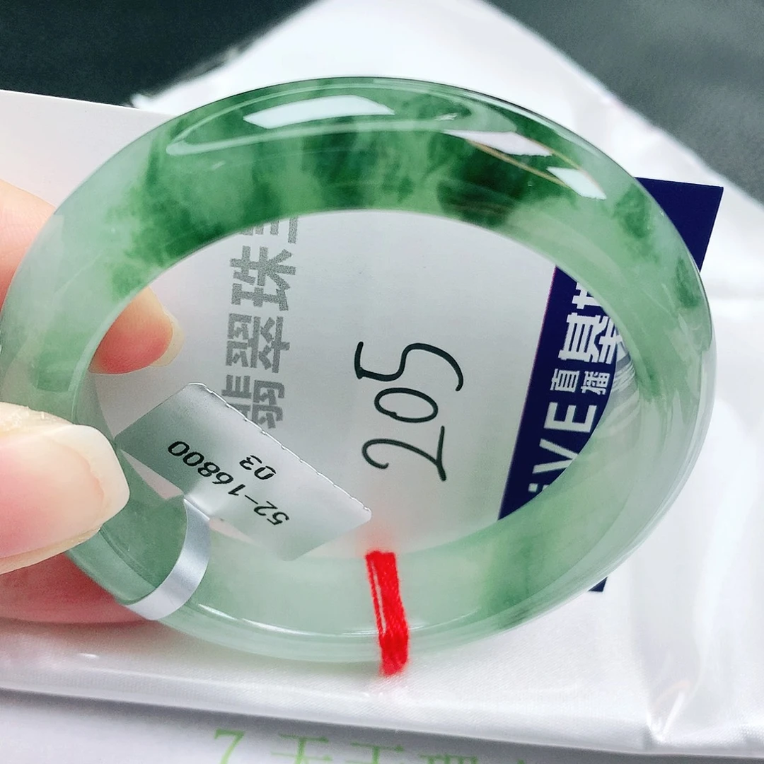 翡翠未镶嵌手镯缅甸天然A货翡翠手镯