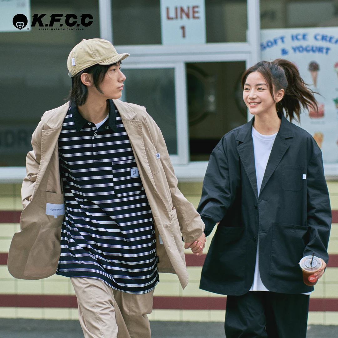 【KGOODS】HyperBasic休闲西装潮流时尚宽松落肩廓形老爹西服男女