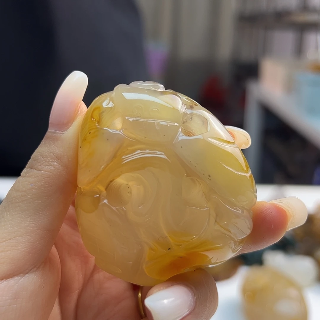 玛瑙/玉髓未镶嵌吊坠(不含链)