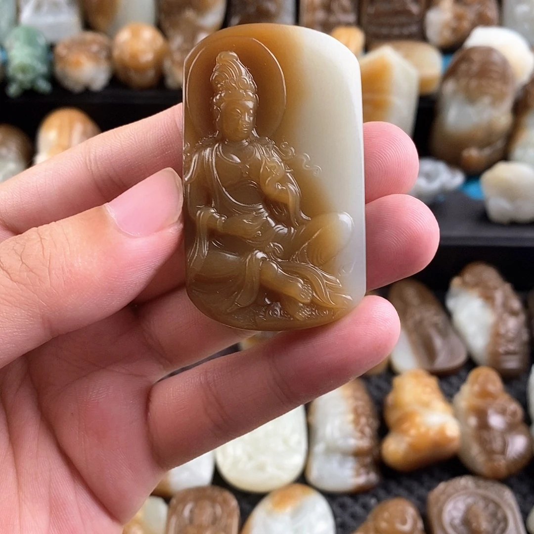 未镶嵌和田玉挂件