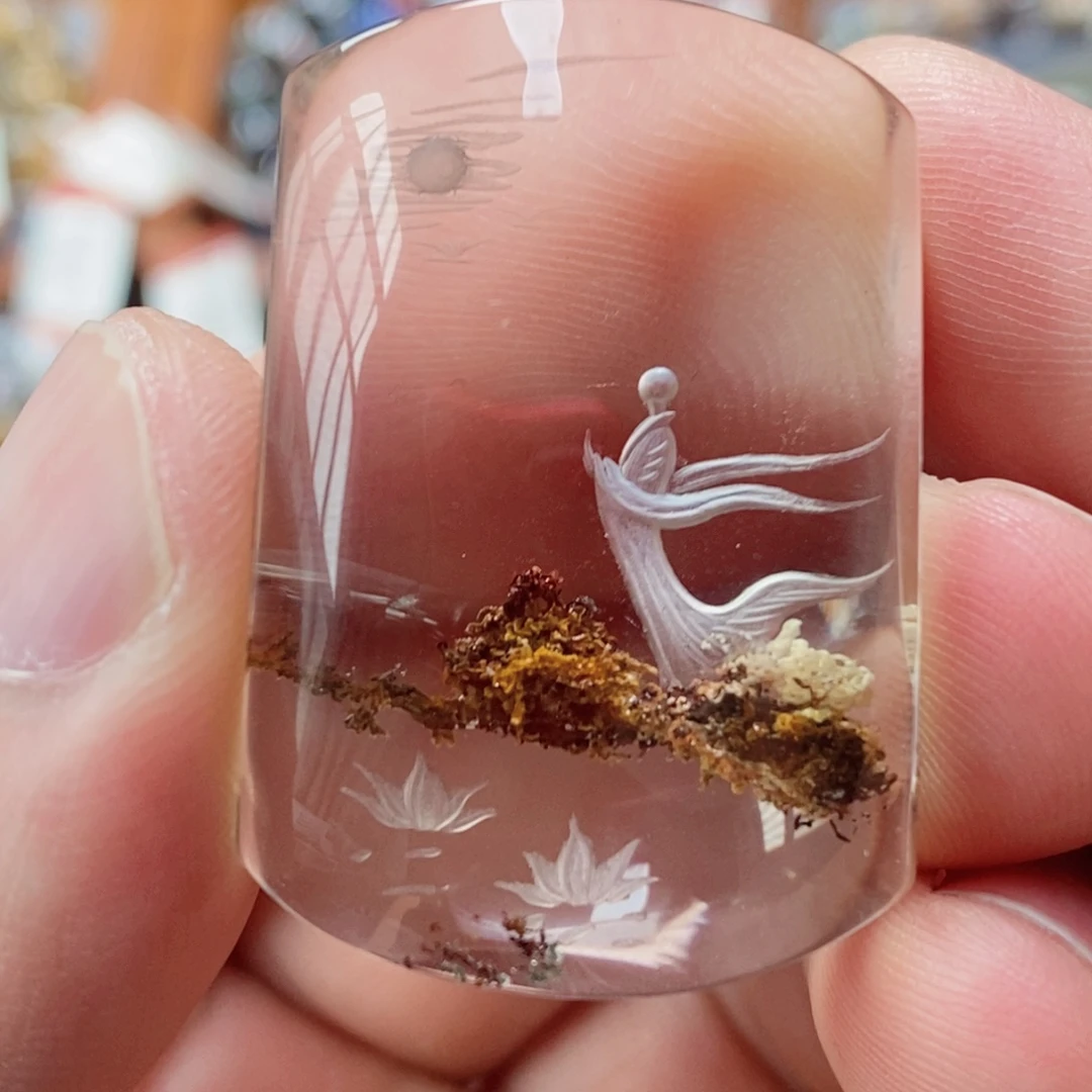 水晶未镶嵌吊坠(不含链)天然