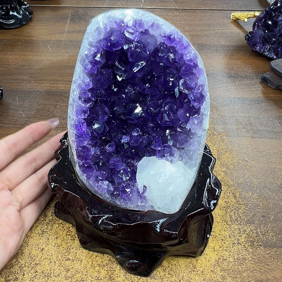 紫晶摆件未镶嵌晶体