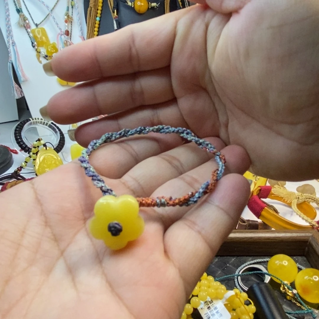 手链琥珀未镶嵌手绳