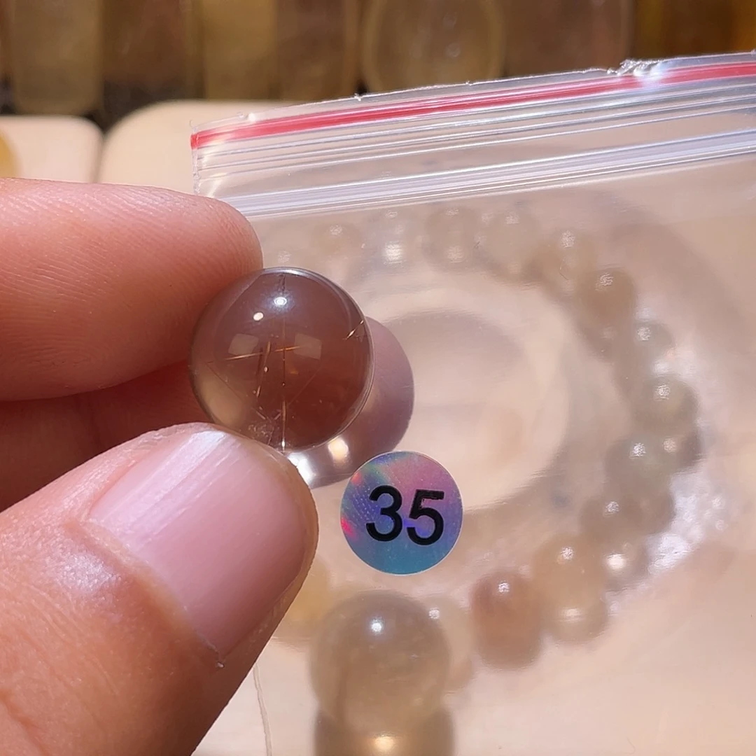 薇***喵水晶手链未镶嵌发晶