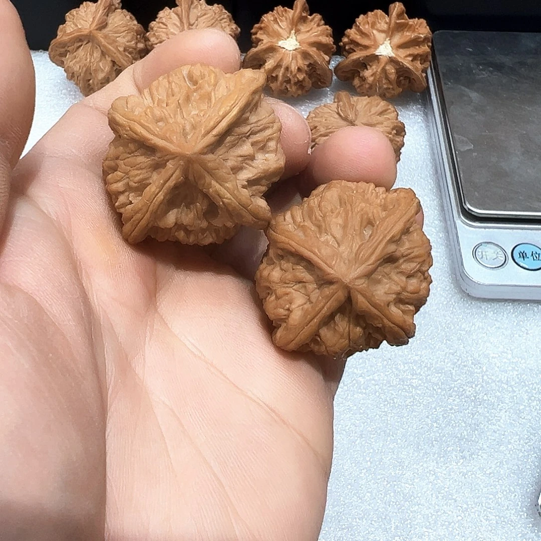 望***️把件文玩核桃40四棱