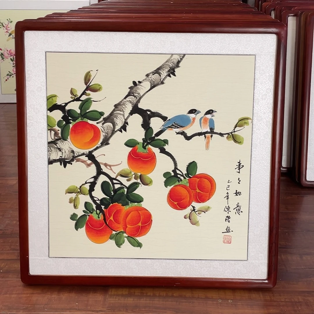 国画带框尺寸63*63厘米