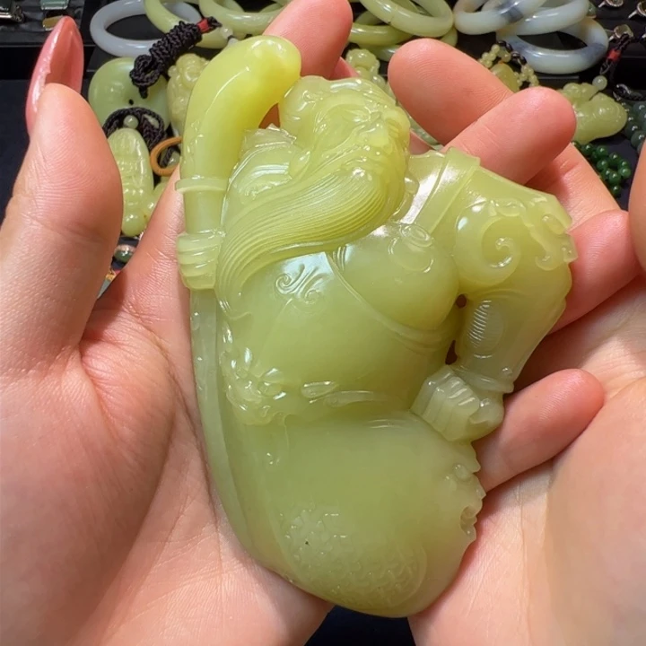 和田玉（黄玉）颈饰未镶嵌