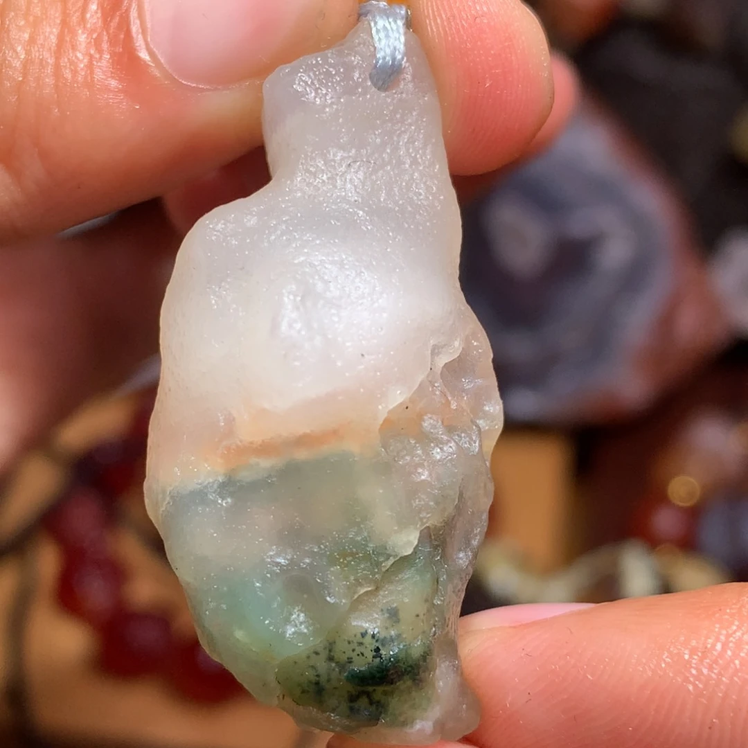 未镶嵌玛瑙/玉髓珠宝半成品