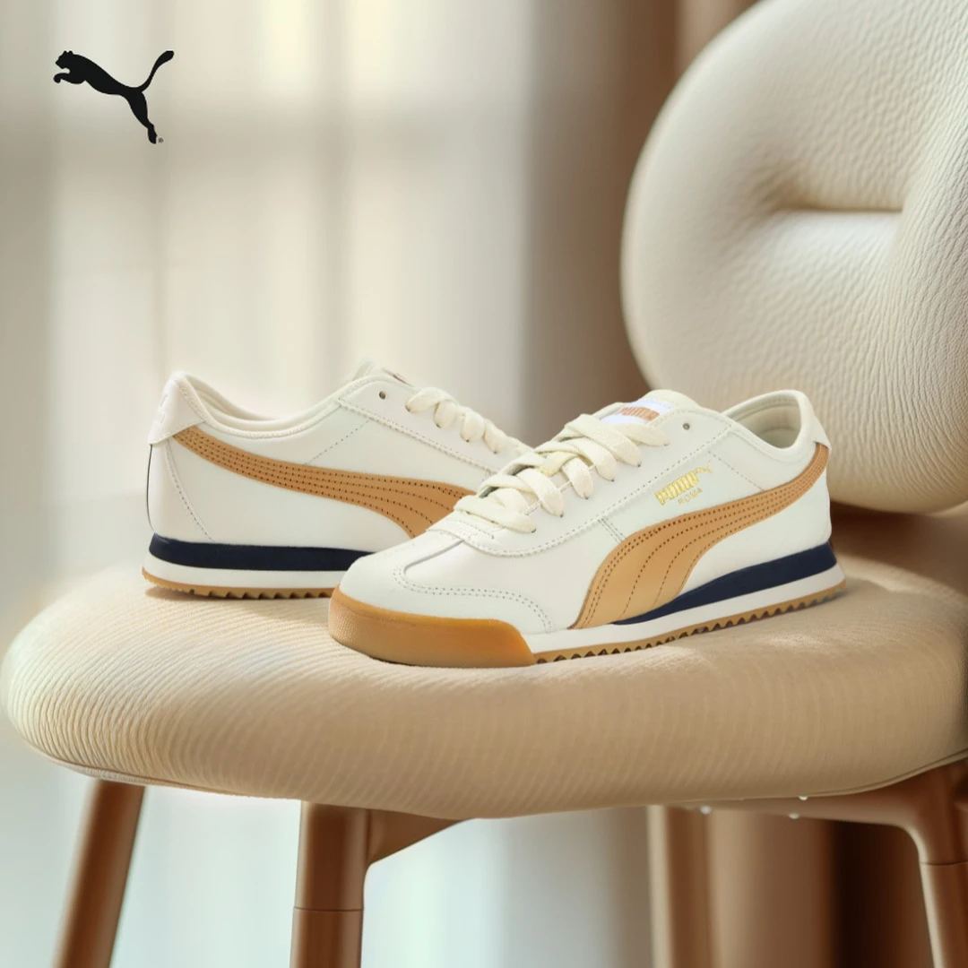 【复古跑鞋】PUMA彪马男女低帮流光风运动休闲T头鞋ROMA68 398634