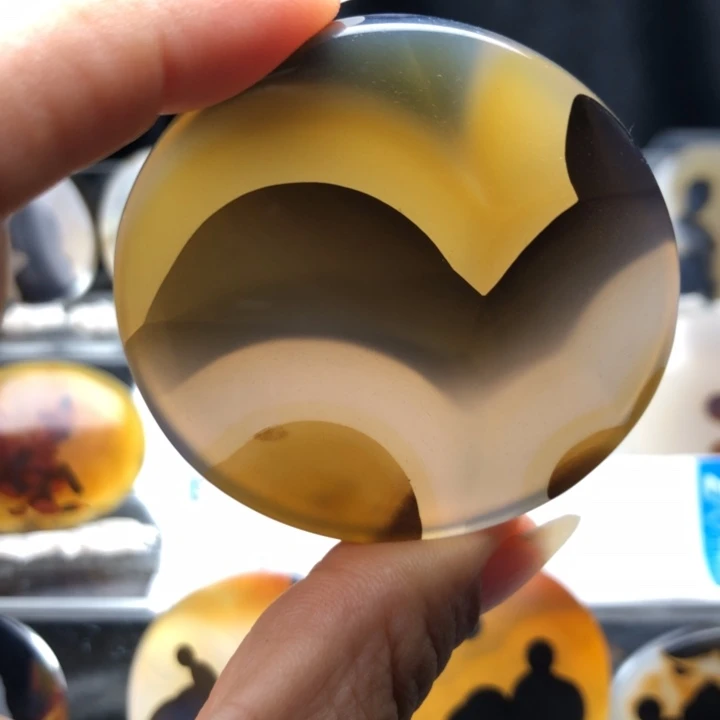 合金玛瑙/玉髓珠宝奇石125