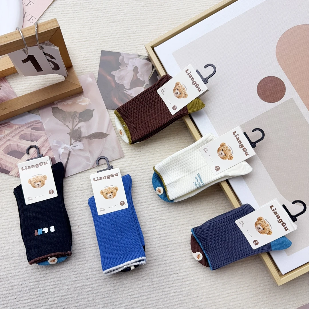 LD114-1B 五双男宝男童休闲时尚儿童袜