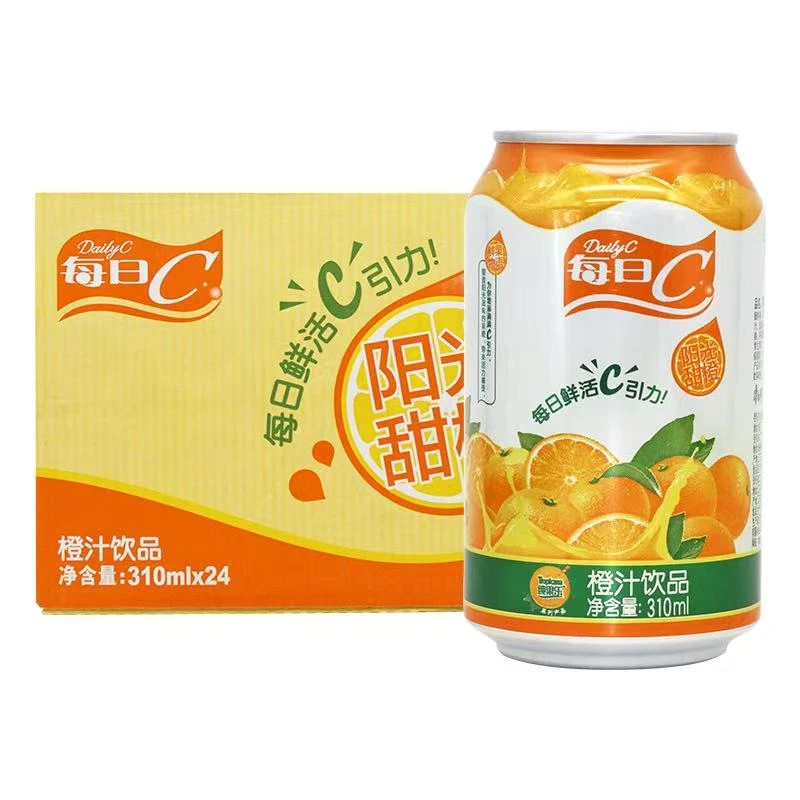 官方正品 康师傅每日c 蜂蜜柚子 310ml 24瓶