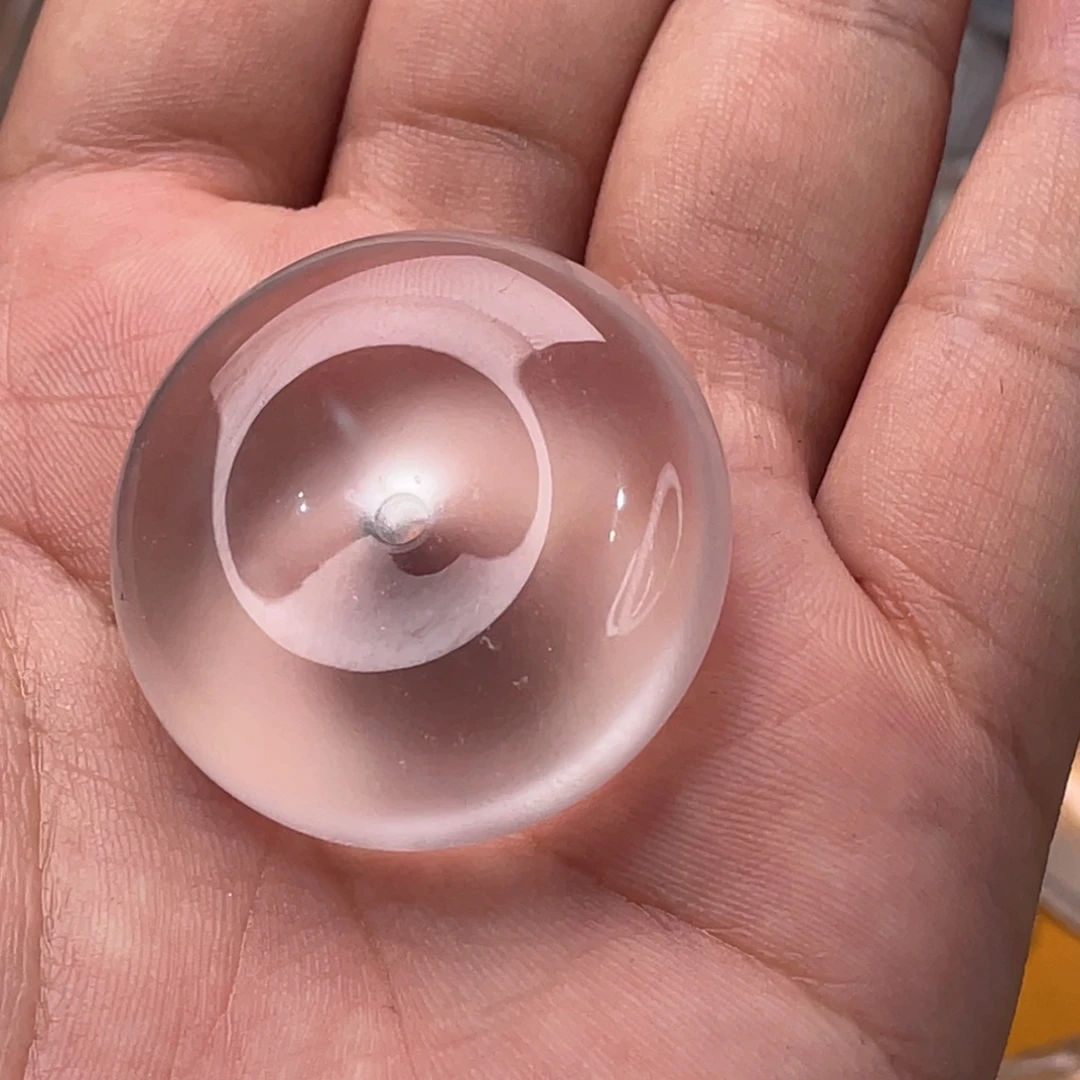 风***兮石英质玉未镶嵌平安扣35*12