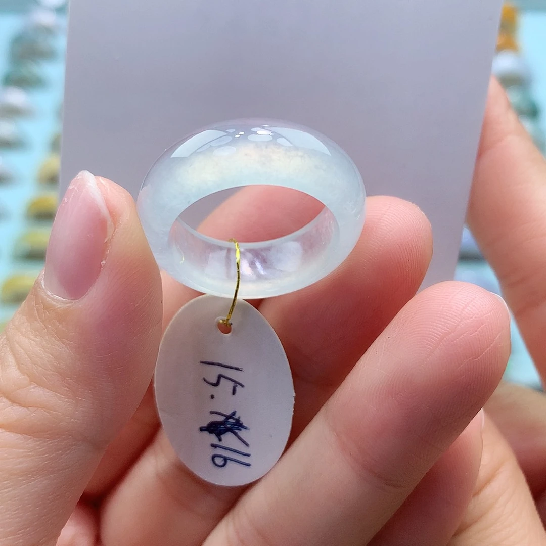 未镶嵌戒指翡翠1516圈