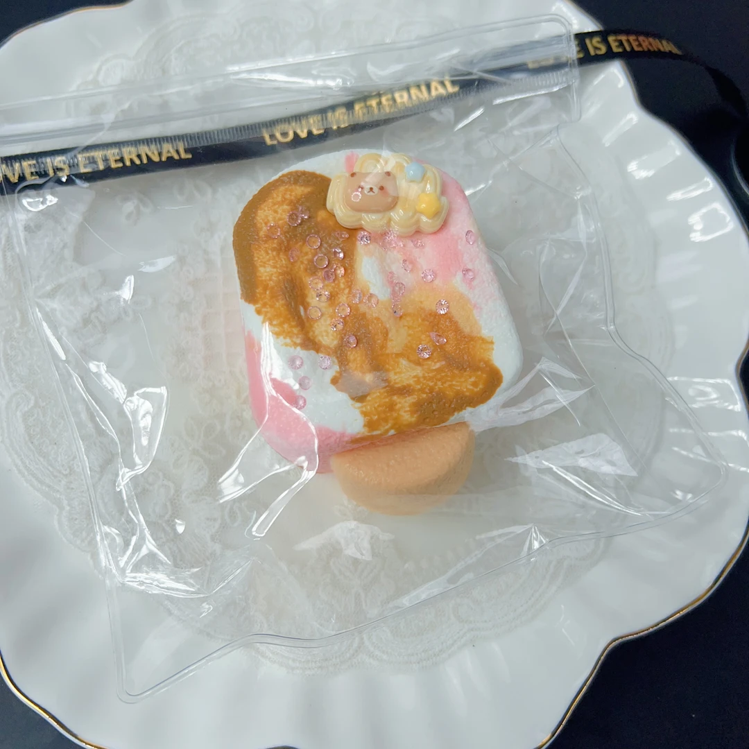 【焦糖草莓】食品级硅胶捏捏乐 乳膏泥，奶酪泥现货