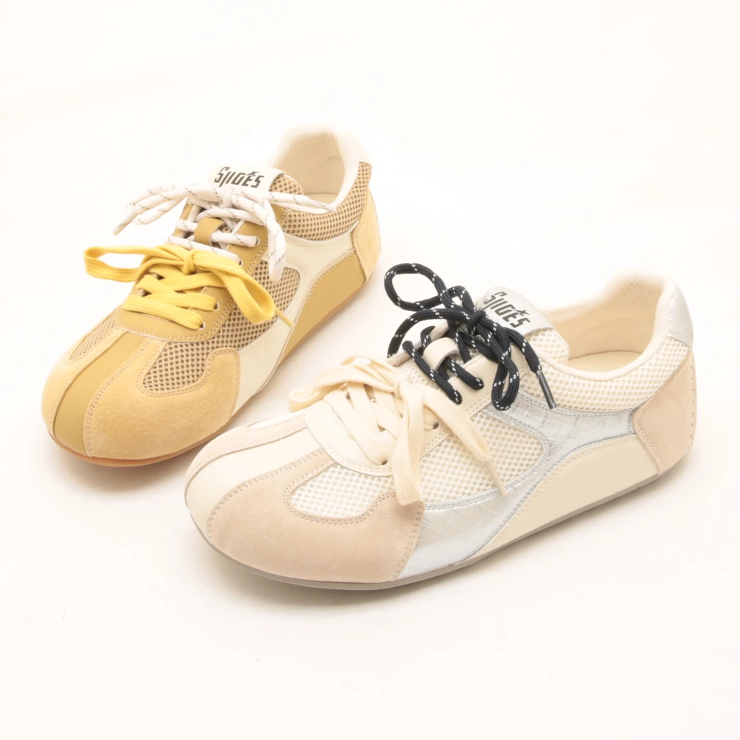 6823夏季新款网面德训鞋女款芭蕾运动休闲鞋轻便透气舒适鞋子女