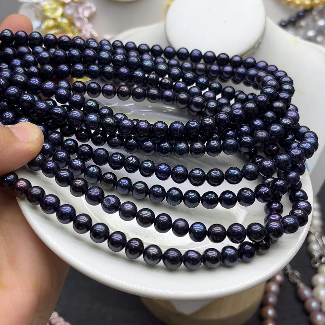 戒指钛钢淡水珍珠