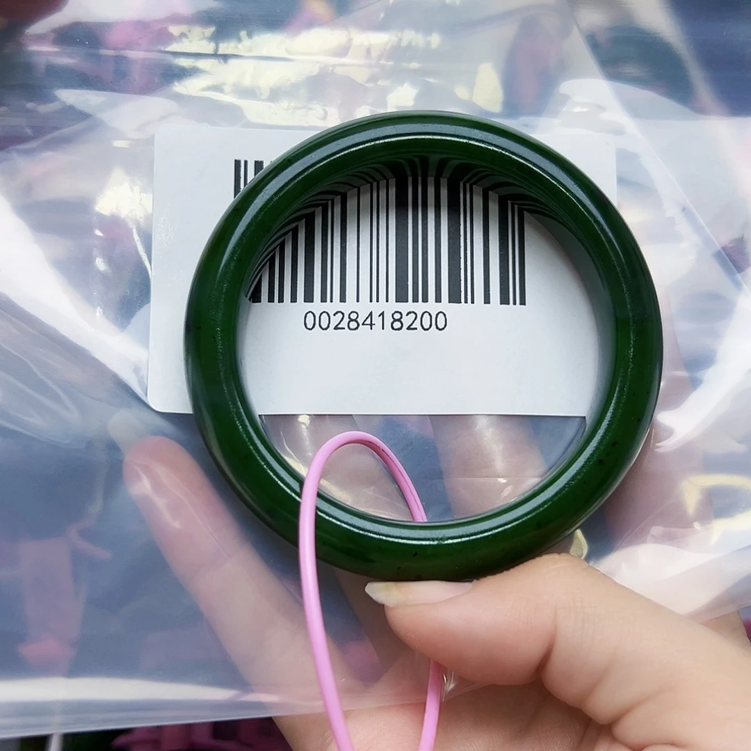 和田玉（碧玉）手镯未镶嵌59-60