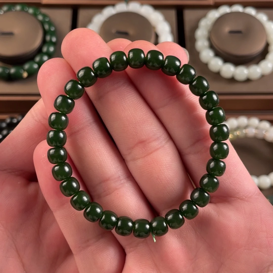 未镶嵌手串和田玉小**浪