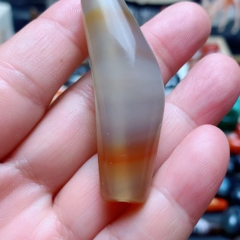 玛瑙/玉髓颈饰合金
