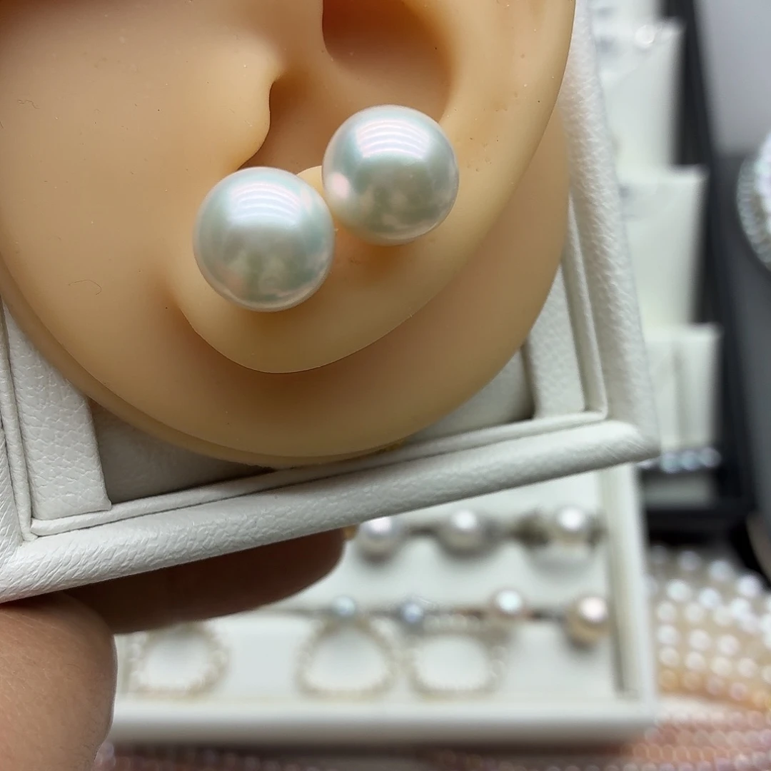 银珍珠耳钉12/13特价福利