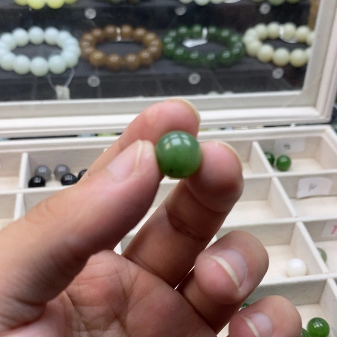 未镶嵌手串和田玉单珠