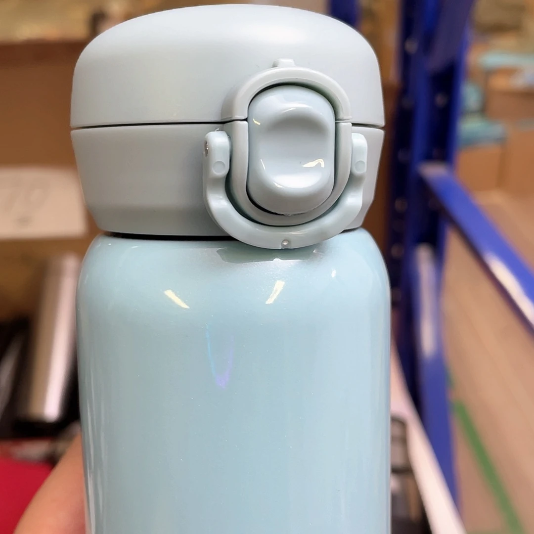 G***e盖子款玻璃孤品3039蓝色360ml