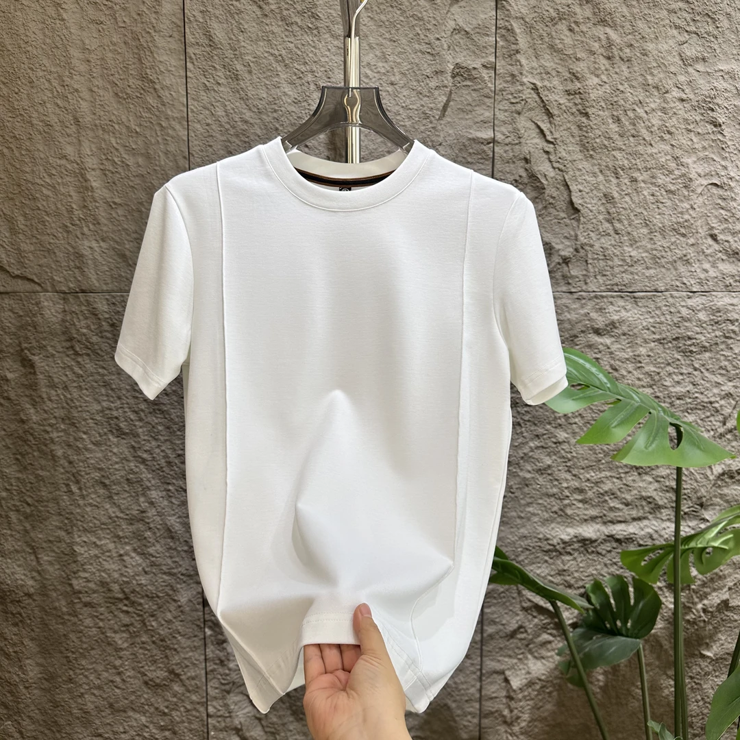 短袖休闲装男士T恤正肩短袖百搭气质纯色t恤男士短袖衫网红款男装