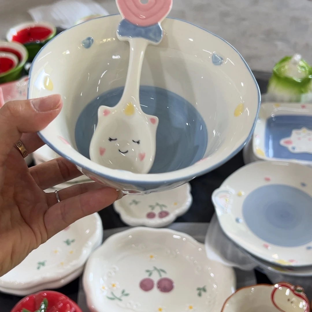 摆件高温陶瓷釉下彩正品！