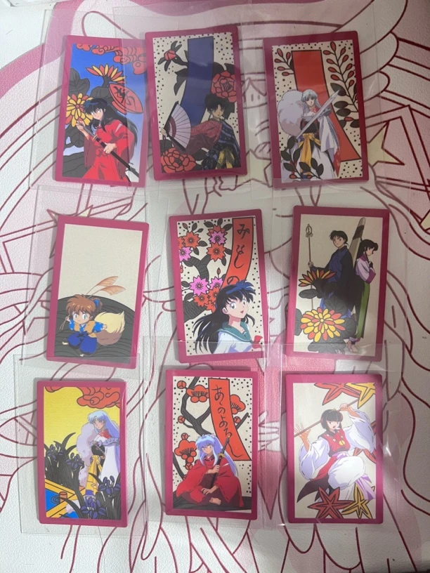 【呀呀】（两单包邮）犬夜叉花牌花札卡