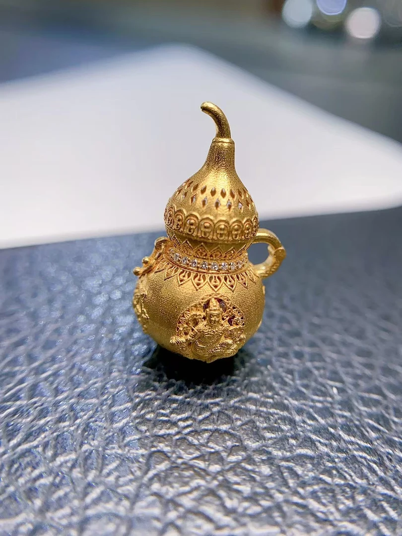 18K金葫芦吊坠MBZ1027-29