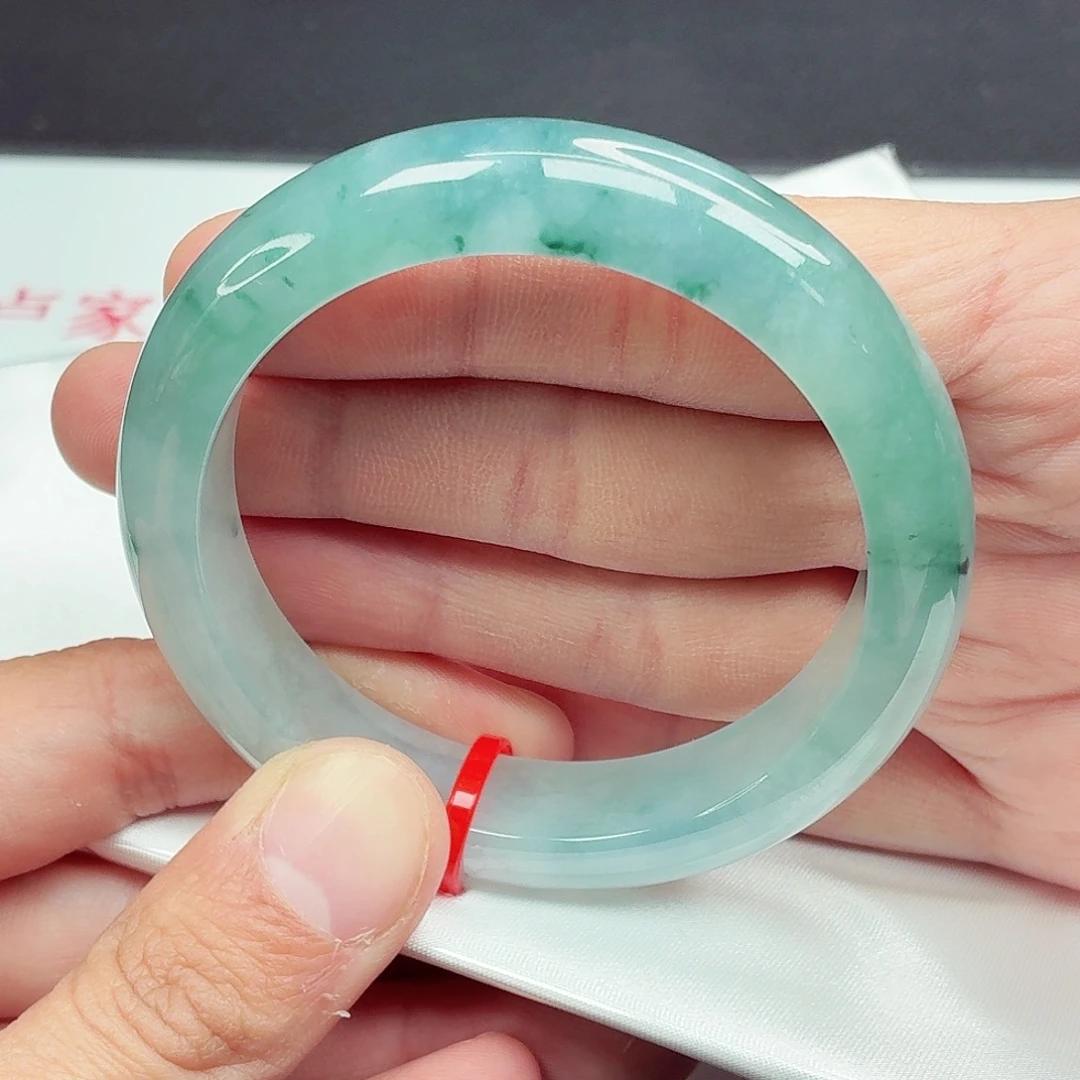 翡翠未镶嵌手镯55.6圈口