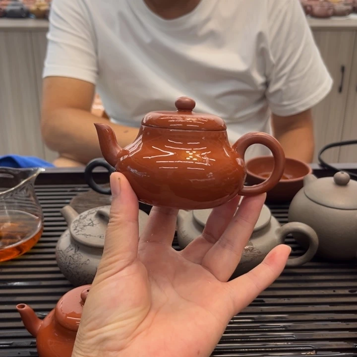 茶壶紫砂全手工制作150 cc