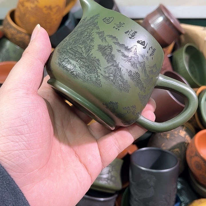 茶杯紫砂全手工紫砂主人杯