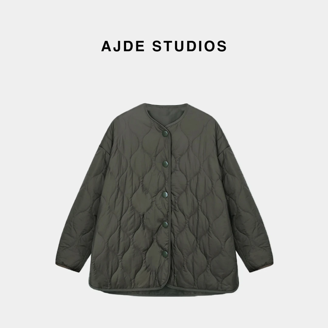 AJDE｜无领廓形绗缝棉服01