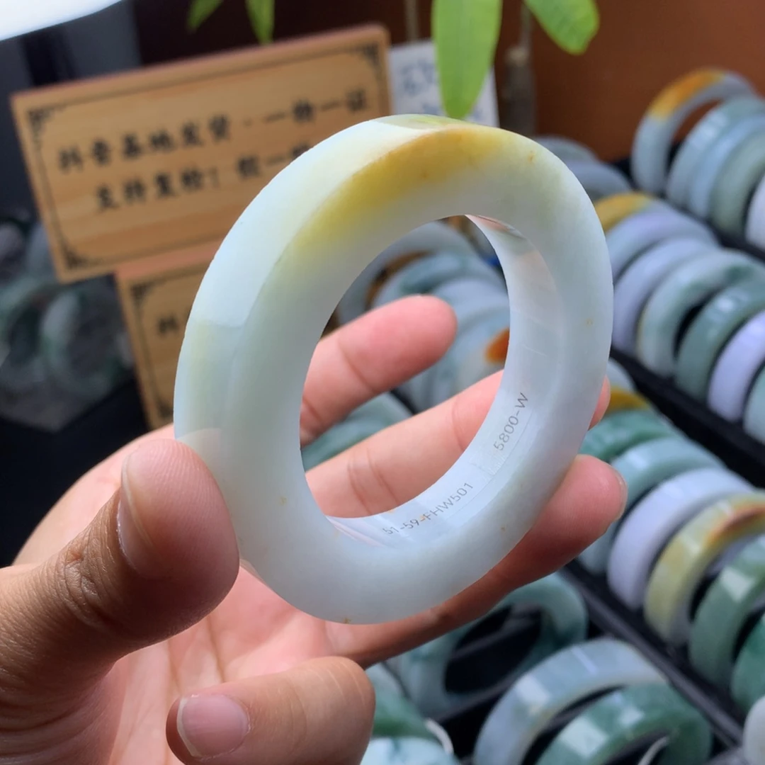 未镶嵌手镯定制翡翠定制手镯