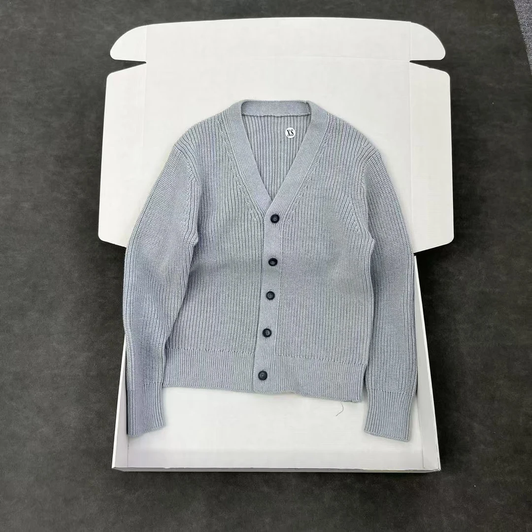 日单牛货 男女休闲毛衣直筒长袖针织衫开衫外套