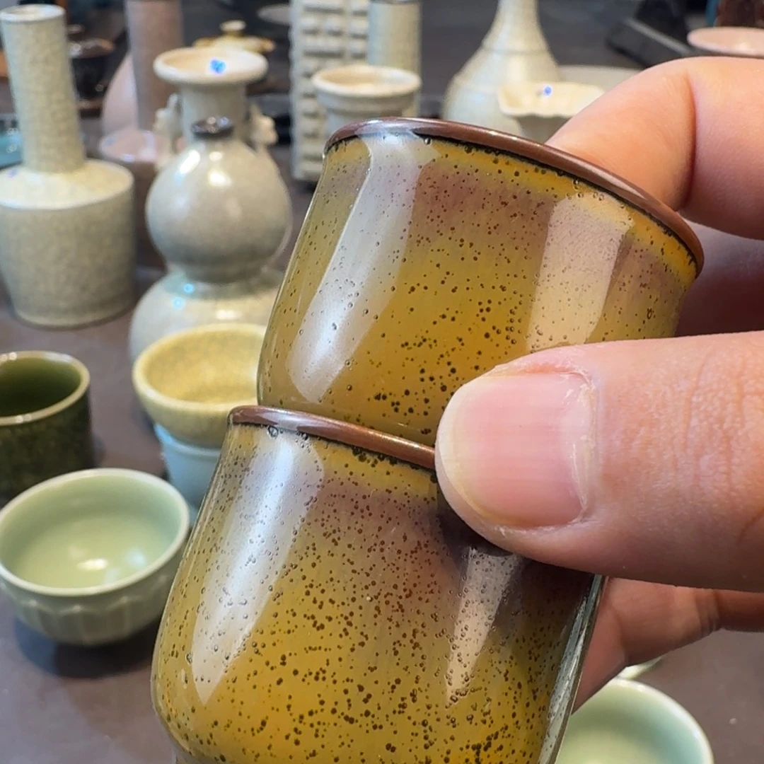龙泉青瓷茶具微瑕